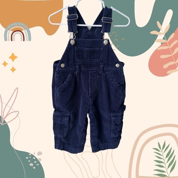 3/$15 9-12 month Wardrobe Essentials  Overalls - Picture 1 of 4